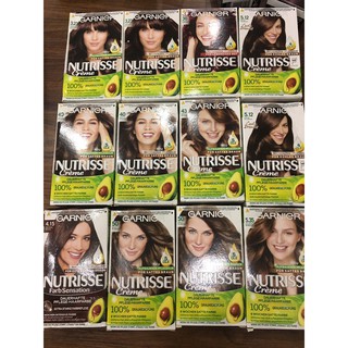 THUỐC NHUỘM TÓC GARNIER NUTRISSE CREME 100% PHỦ BẠC