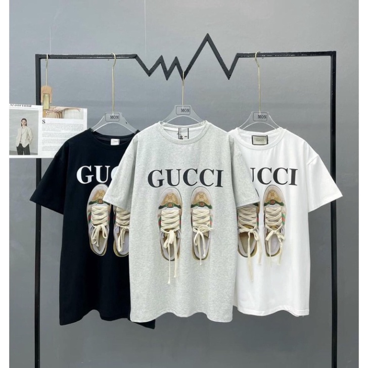 [ Ảnh Thật ] Áo thun Gucci Dây Giày - Áo thun unisex nam nữ form rộng oversize chất liệu Cotton thời trang hottrend 2022 | WebRaoVat - webraovat.net.vn