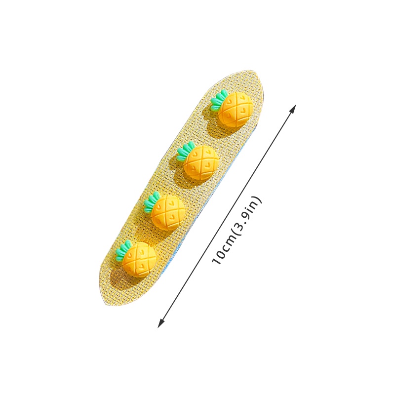 Set 3 Băng Đô Cài Tóc Gắn Hình Hoa/Trái Cây/Hoạt Hình Dễ Thương Cho Bé Gái
