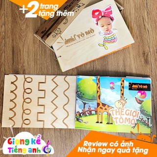 Học liệu matching Song ngữ THẾ GIỚI TÒ MÒ dành cho bé từ 1 tuổi - Học Liệu Song ngữ Montessori Tò Mò