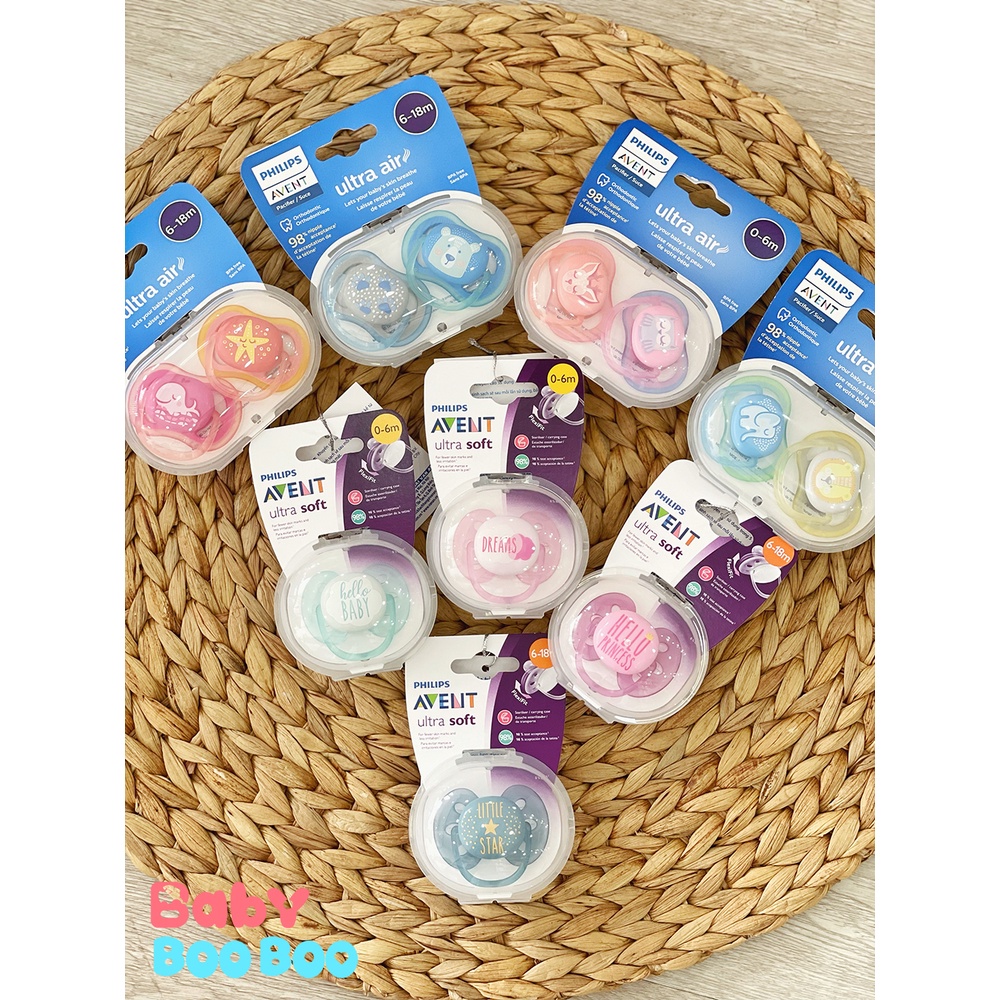 Ti giả Philips Avent Ultra Air cho bé 0-18 tháng, đủ size