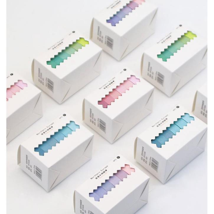 Bộ 6 cuộn washi giấy cầu vồng E 134