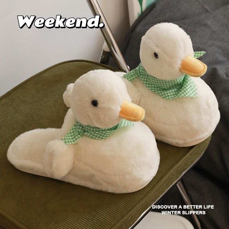 Dép Bông Cotton Đi Trong Nhà Chống Trượt Giữ Ấm Mùa Thu Đông 2022 Dễ Thương Cho Cặp Đôi