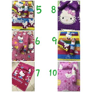 Set chăn gối cho bé đi học