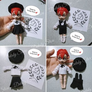 ob11 - Set 35- set đồ đôi cho búp bê obitsu 11, ddf, nendoll, UFdoll, ymy
