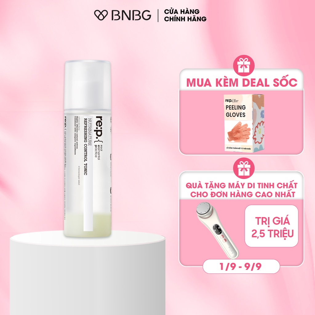 Toner Dưỡng ẩm - Tái Tạo Da Re:p Refreshing Tonic dành cho da nhạy cảm Re:p Nutrinature Refreshing Control Tonic (100ml)