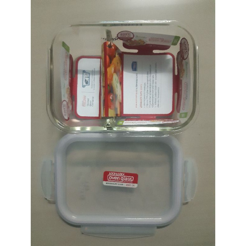 Hộp Thủy Tinh 2 Ngăn Lock&Lock 1.05L(Quà tặng từ Pediasure Abbott) | BigBuy360 - bigbuy360.vn