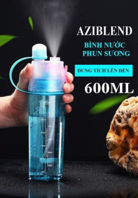 BÁN SỈ BÌNH NƯỚC THỂ THAO PHUN SƯƠNG 2 IN1