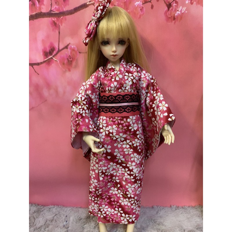 Yukata dành cho búp bê BJD size 1/4