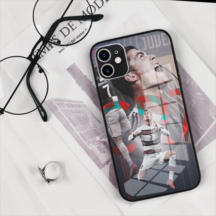 Ốp kính cường lực CR7 C.Ronaldo siêu nhân Cực Ciu cho tất cả các đời Iphone năm 2021 OK-FOO20010168