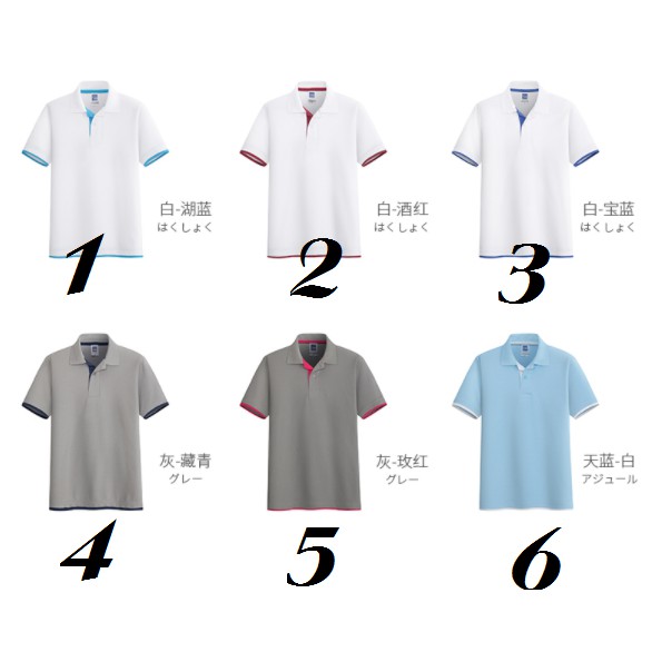 Áo polo nam hàng Quảng Châu nhiều màu đẹp, chất thoáng bền | BigBuy360 - bigbuy360.vn