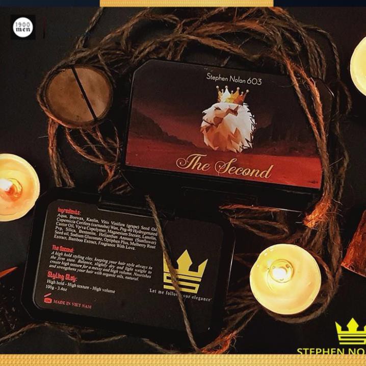 ✅Sáp vuốt tóc Stephen Nolan 603 The Second 100g (màu gỗ mun)