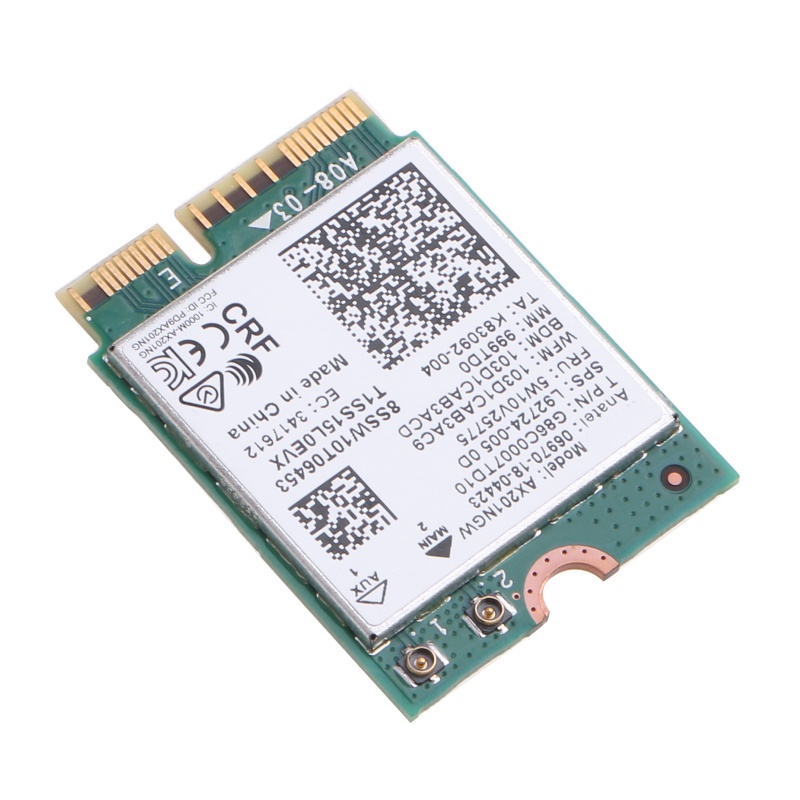 Thẻ WiFi Không Dây AX201NGW Cho M.2 CNVio2 Key E 2.4 / 5G 802.11ac