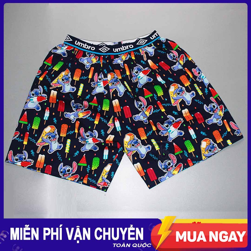 COMBO 2 Quần Đùi Nam Lưng Xì - Quần Ngủ Nam - Mặc nhà - Mẫu Họa tiết