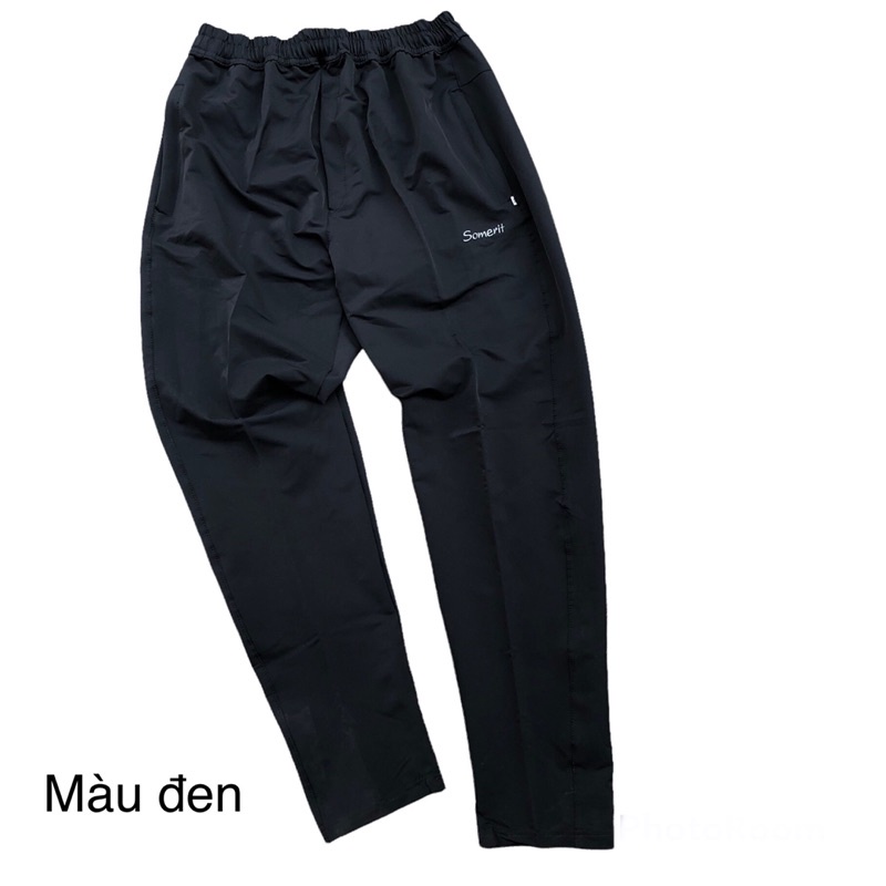 Quần nam ống xuông chất liệu gió sần dày dặn