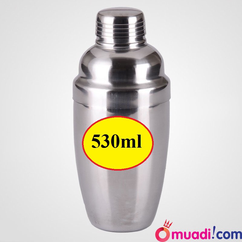 [Mã 155LIFESALE giảm 8% đơn 99K] Bình lắc shaker, Bình lắc Cocktail Shaker Inox 350ml - 500ml - 700ml