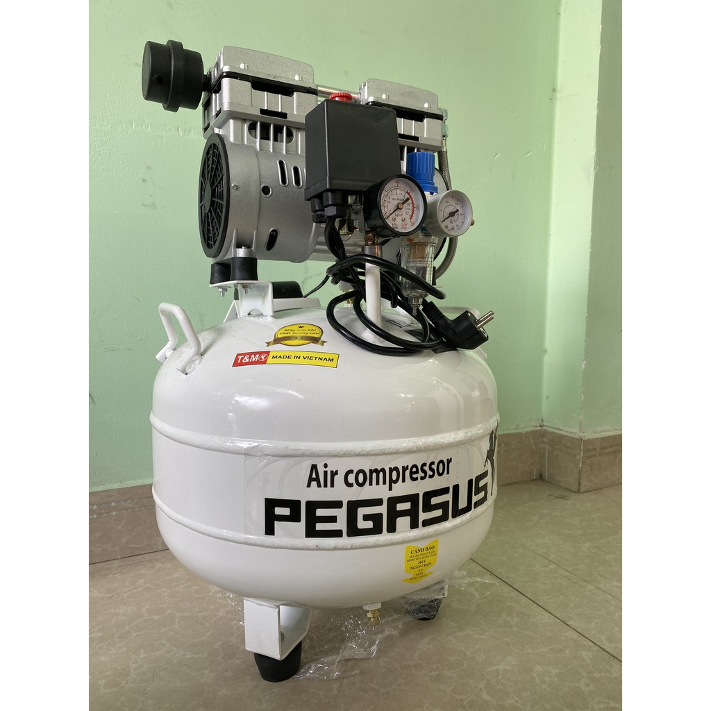 Máy nén khí không dầu giảm âm mini, phù hợp sử dụng cho hộ gia đình, văn phòng, bảo trì bảo dưỡng lưu động