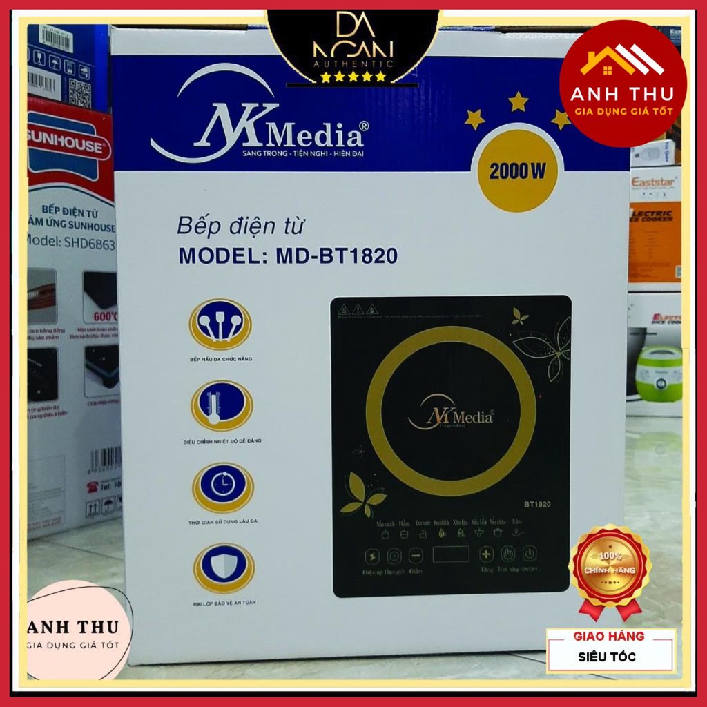 Bếp Từ NK Media MD-BT1820 Chính Hãng - Sang Trọng - Tiện Nghi - Hiện Đại