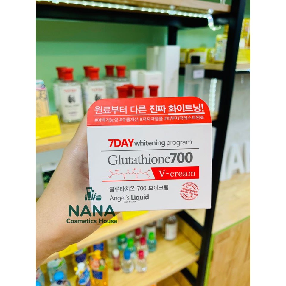 (chính hãng) KEM DƯỠNG angel liquid  7day (7 day) #GLUTATHIONE 𝟕𝟎𝟎 𝐕 𝐜𝐫𝐞𝐚𝐦