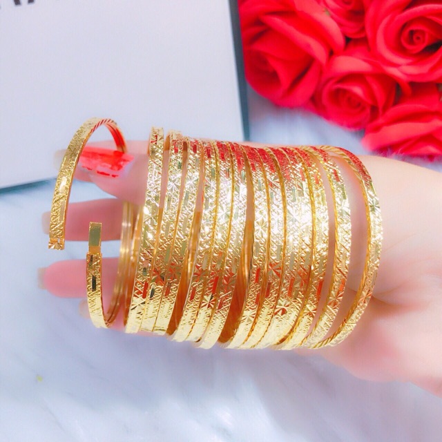 Bộ 7 vòng ximen khoá giống vanng thật mới nhất H29
