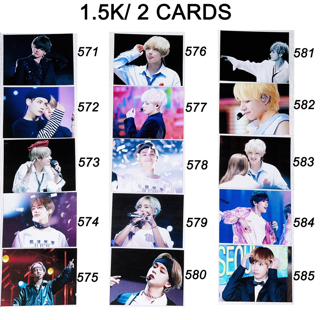 Sale set hình V BTS giá rẻ 5