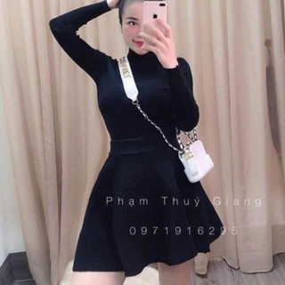 Combo 2000k Chân váy len xoè ngắn 2 màu QC