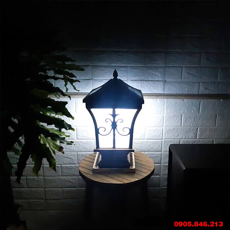 Đèn Trụ Cổng Năng Lượng Mặt Trời 20x20, 25x25, 30x30 - BH 24 tháng