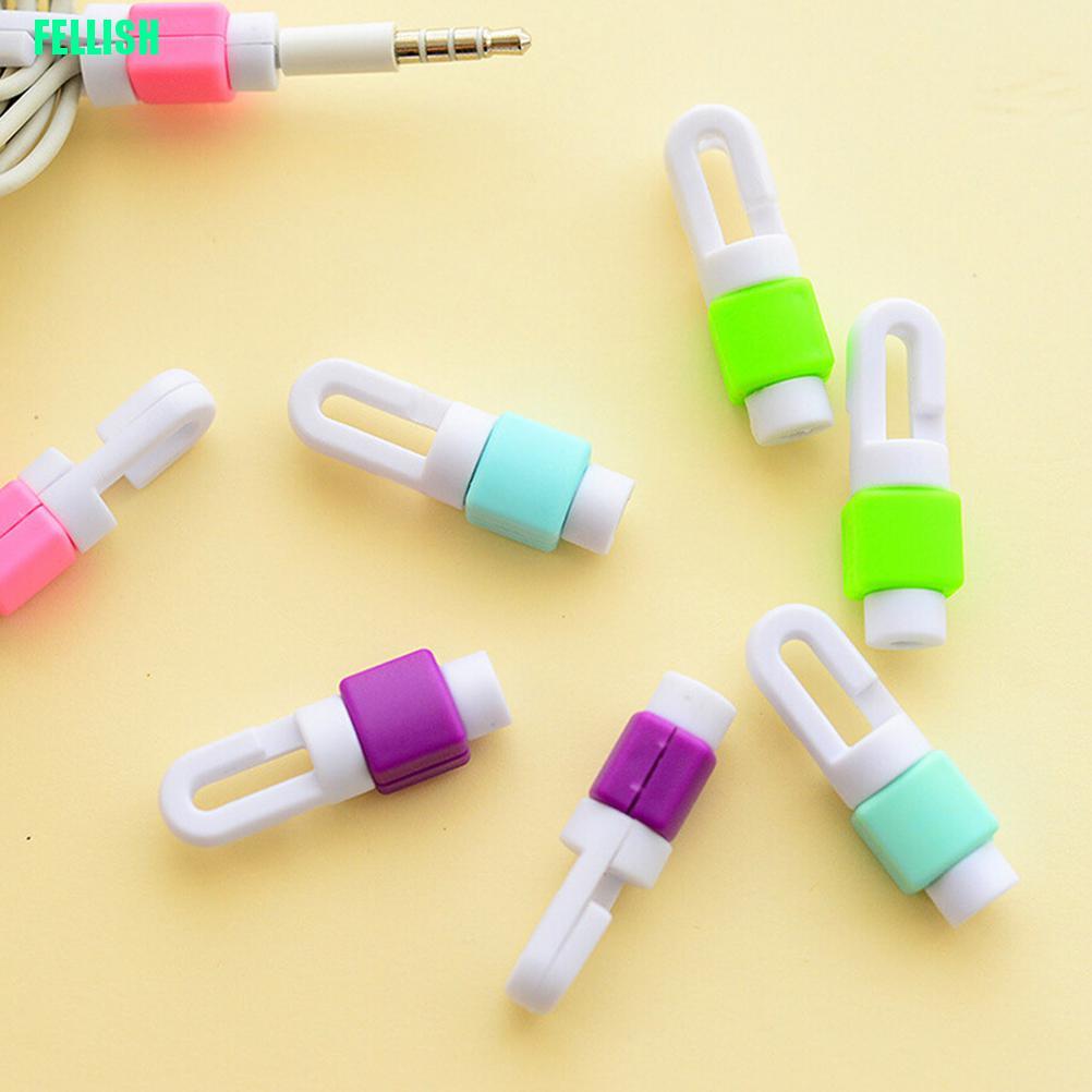 Set 2 Dụng Cụ Giữ Dây Cáp Chống Rối Bằng Silicon Tiện Dụng