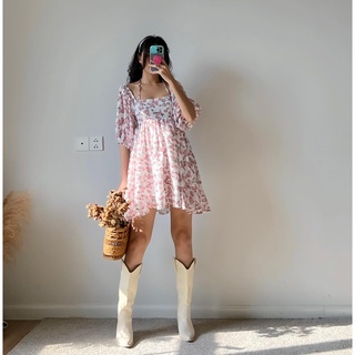đầm babydoll hoa