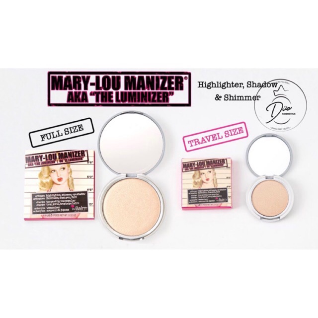 ( Bb221 ) [ĐỦ BILL] PHẤN BẮT SÁNG THE BALM MARY LOU MANIZER ( Linhnam_SPA )