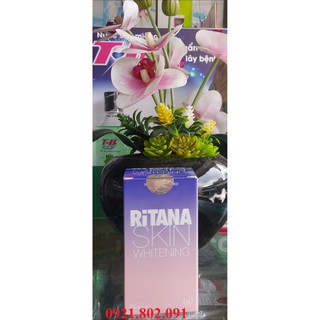 (có tem tích điểm) RITANA SKIN WHITENING viên uống dưỡng trắng da lọ 60 viên