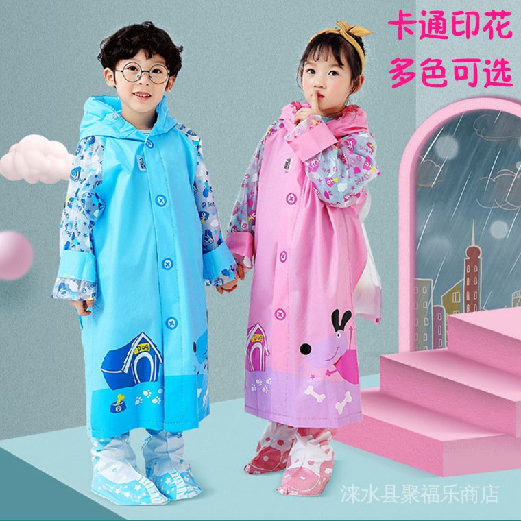 Áo Mưa Họa Tiết Hoạt Hình Dễ Thương Cho Bé 9811