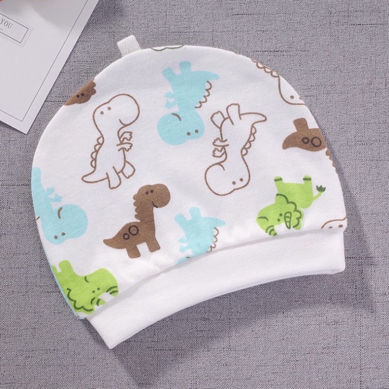 Mũ sơ sinh cho bé cotton mềm mại - Nón cho bé sơ sinh từ 0 đến 4 tháng tuổi