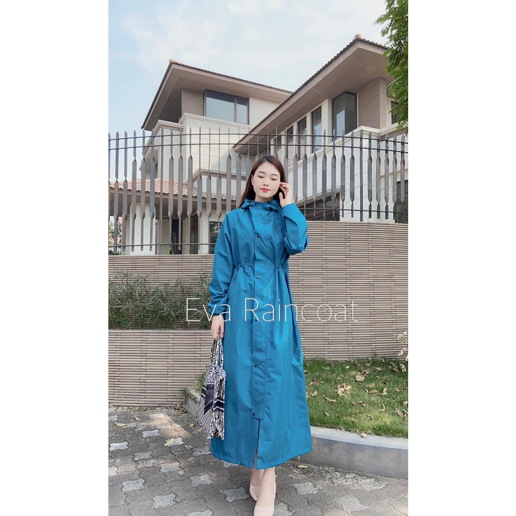 Áo mưa măng tô nam - nữ thời trang 2 lớp chống thấm, chống gió lạnh