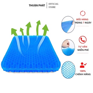 .đệm ngồi 2 lớp 3d thoáng khí magic cushion thoáng khí tuần hoàn cho người ngồi lâu | nệm ngồi ghế