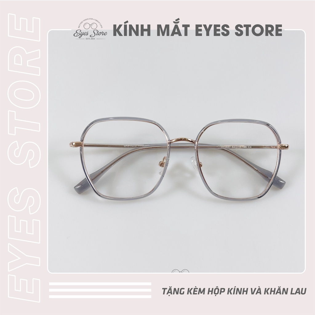 Gọng Kính Cận Nam Nữ EYESSTORE 70687 - Nhựa Lõi Thép