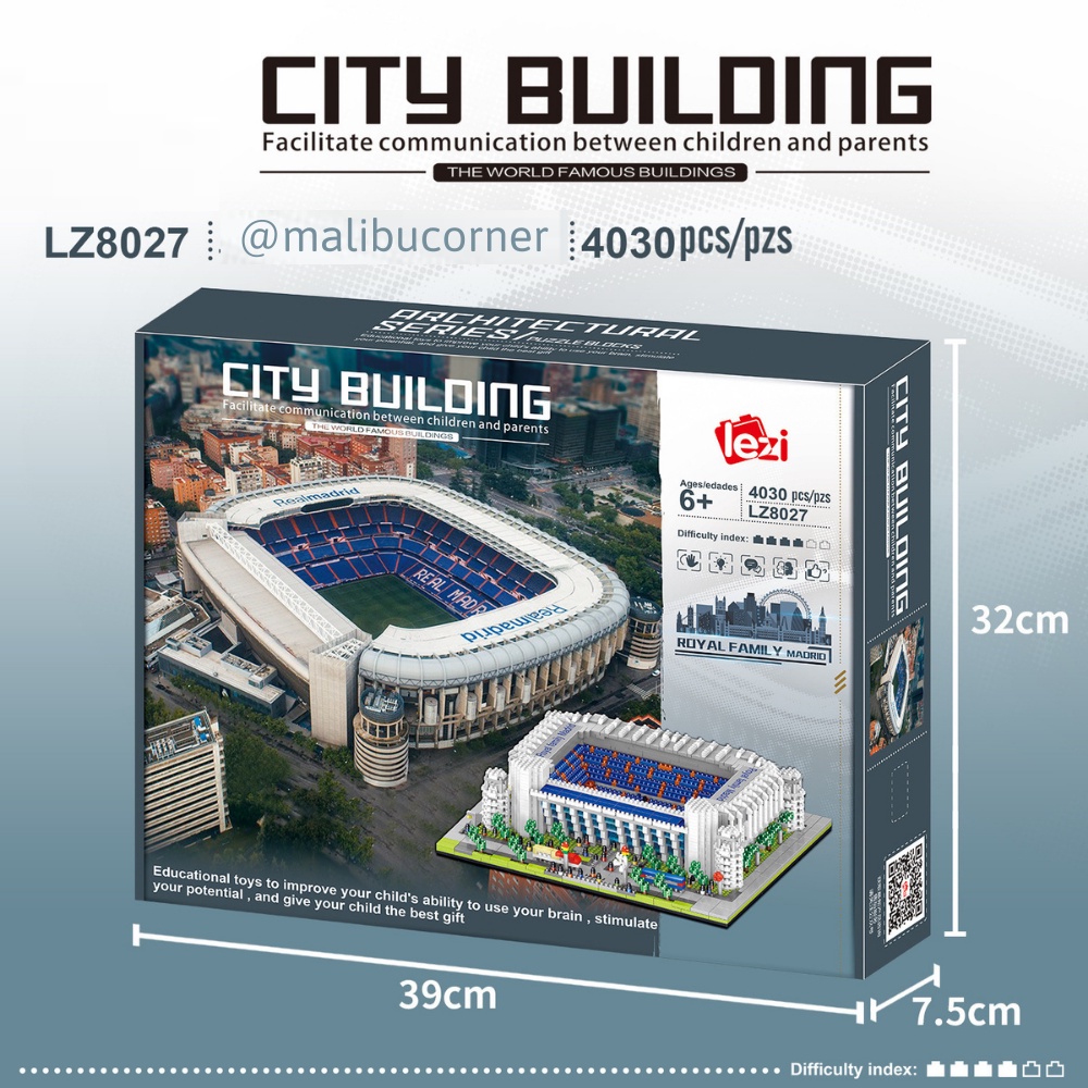 LEGO Lego Sân vận động bóng đá Hoàng gia Madrid  – MALIBU CORNER