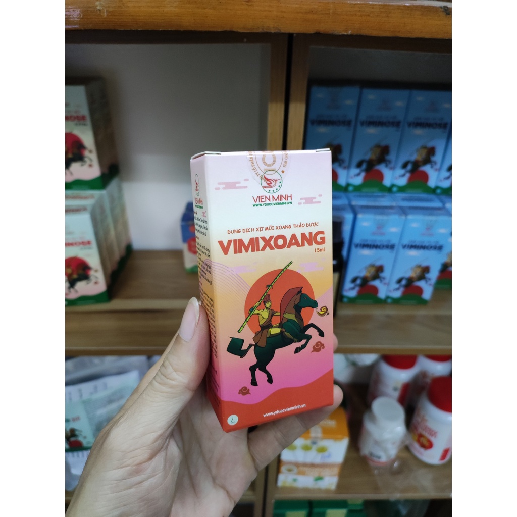 Vimixoang dung dịch xịt mũi giúp thông mũi 15ml