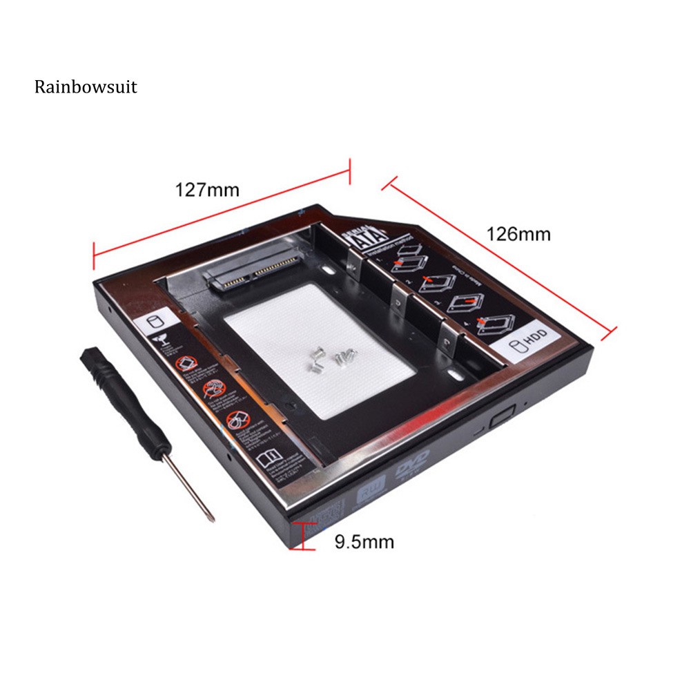 Khay Đựng Ổ Cứng Ngoài 9.5mm 2.5inch Sata 3.0 Kèm Phụ Kiện