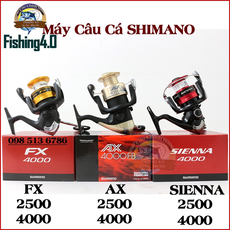 Máy câu Cá Shimano FX 2019 Shimano AX Shimano SIENNA 2019 2500 4000