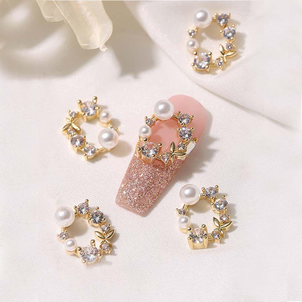 Heceh Phụ Kiện Trang Trí Móng Tay Lấp Lánh Xinh Xắn|Bướm Siêu Lấp Lánh