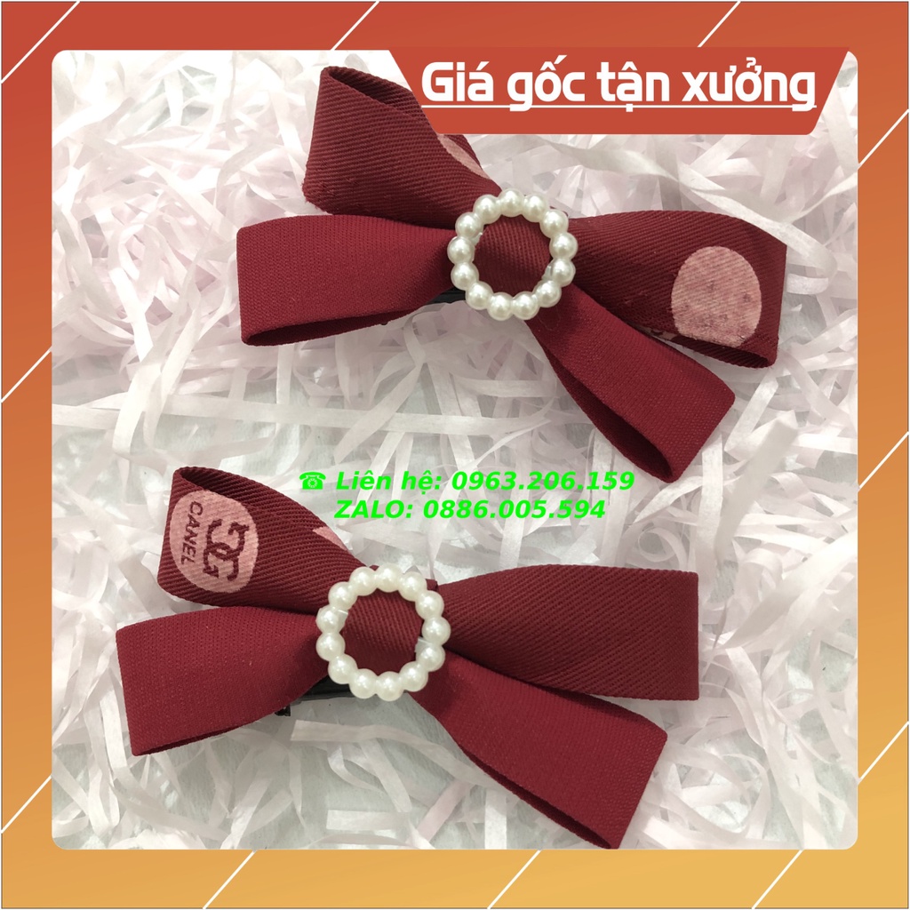 [HOT] Set 2 Nơ kẹp tóc siêu đáng yêu Màu ngẫu nhiên