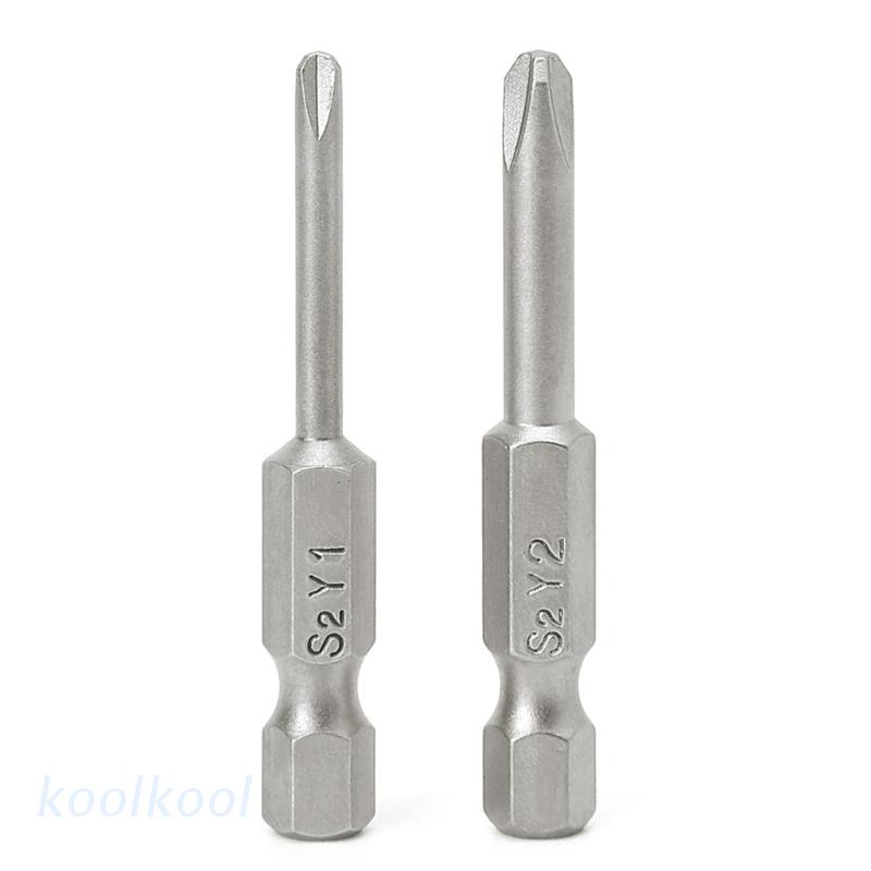 Set 2 đầu tua vít nam châm hình chữ Y 50mm 1/ 4'' chuyên dụng
