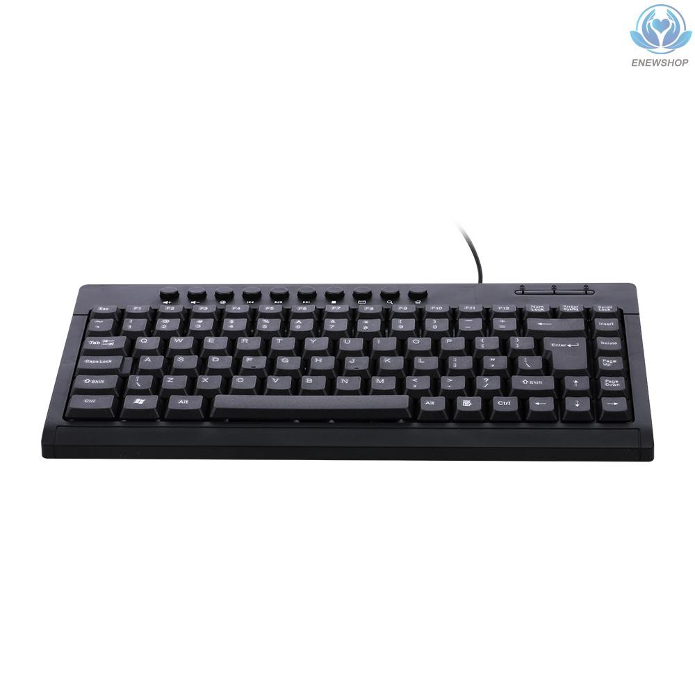 Bàn Phím Chơi Game Có Dây Chống Thấm Nước Không Gây Tiếng Ồn Màu Đen Cho Laptop Pc