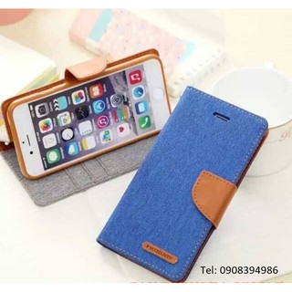 Bao da iPhone 6 plus, iPhone 6s plus Mercury Canvas Diary chính hãng