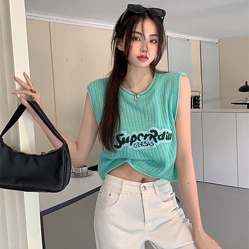 Áo Thun SáT NáCh Thêu Chữ ThờI Trang Cho Nữ