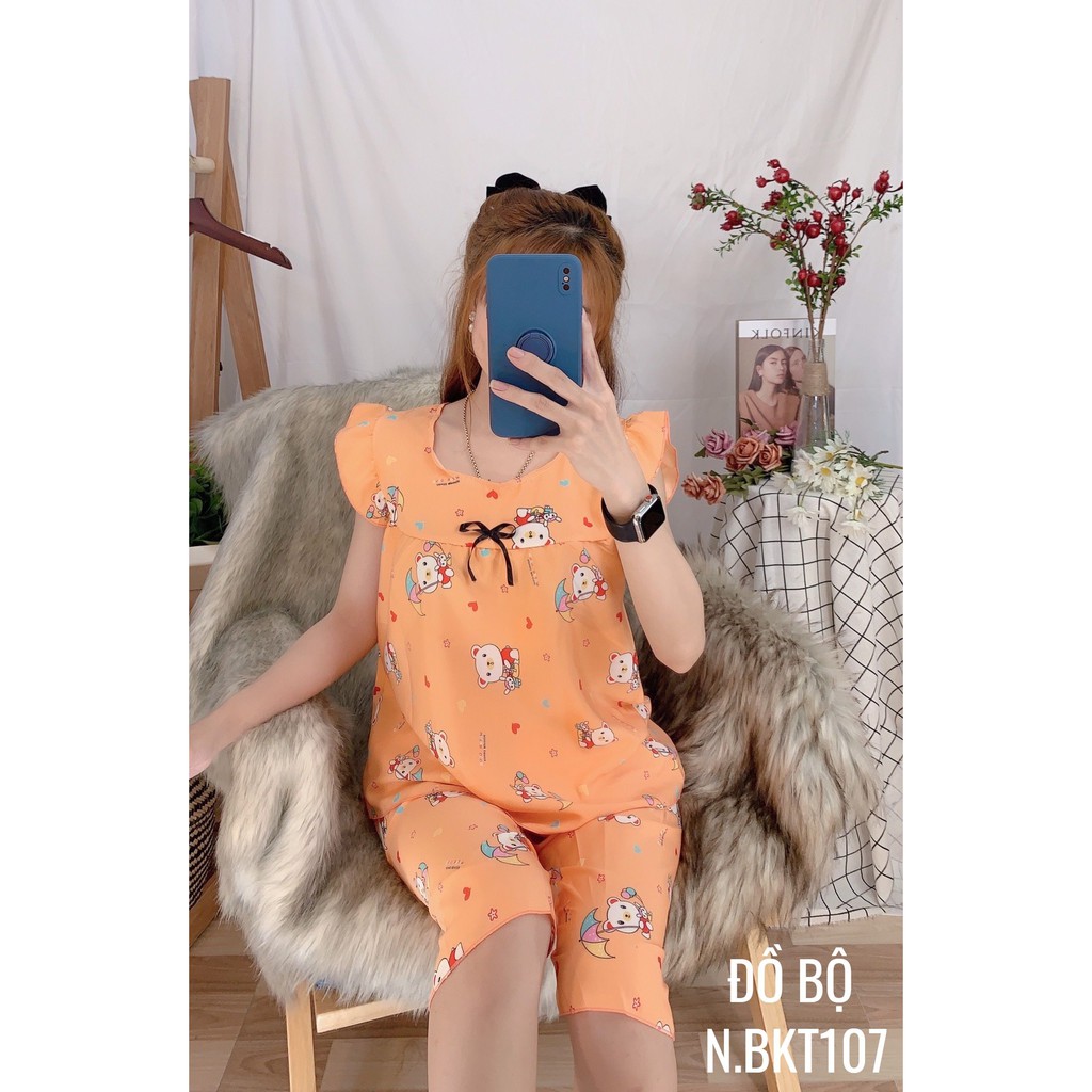 ĐỒ BỘ LỬNG IN HÌNH SIÊU CUTE BTK107 ⚡100% ẢNH THẬT⚡ĐỒ BỘ MẶC NHÀ ⚡ ĐỒ BỘ KATE ⚡ ĐỒ BỘ NỮ ⚡ ĐỒ BỘ QUẦN LỬNG