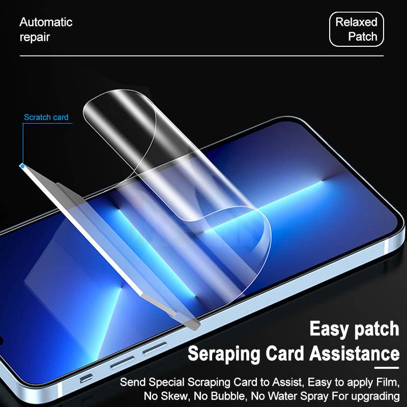 Miếng Dán Hydrogel Mini Bảo Vệ Màn Hình Trước Sau Cho iPhone 14 13 12 Pro MAX 14 Plus 14Pro 13Pro 12Pro
