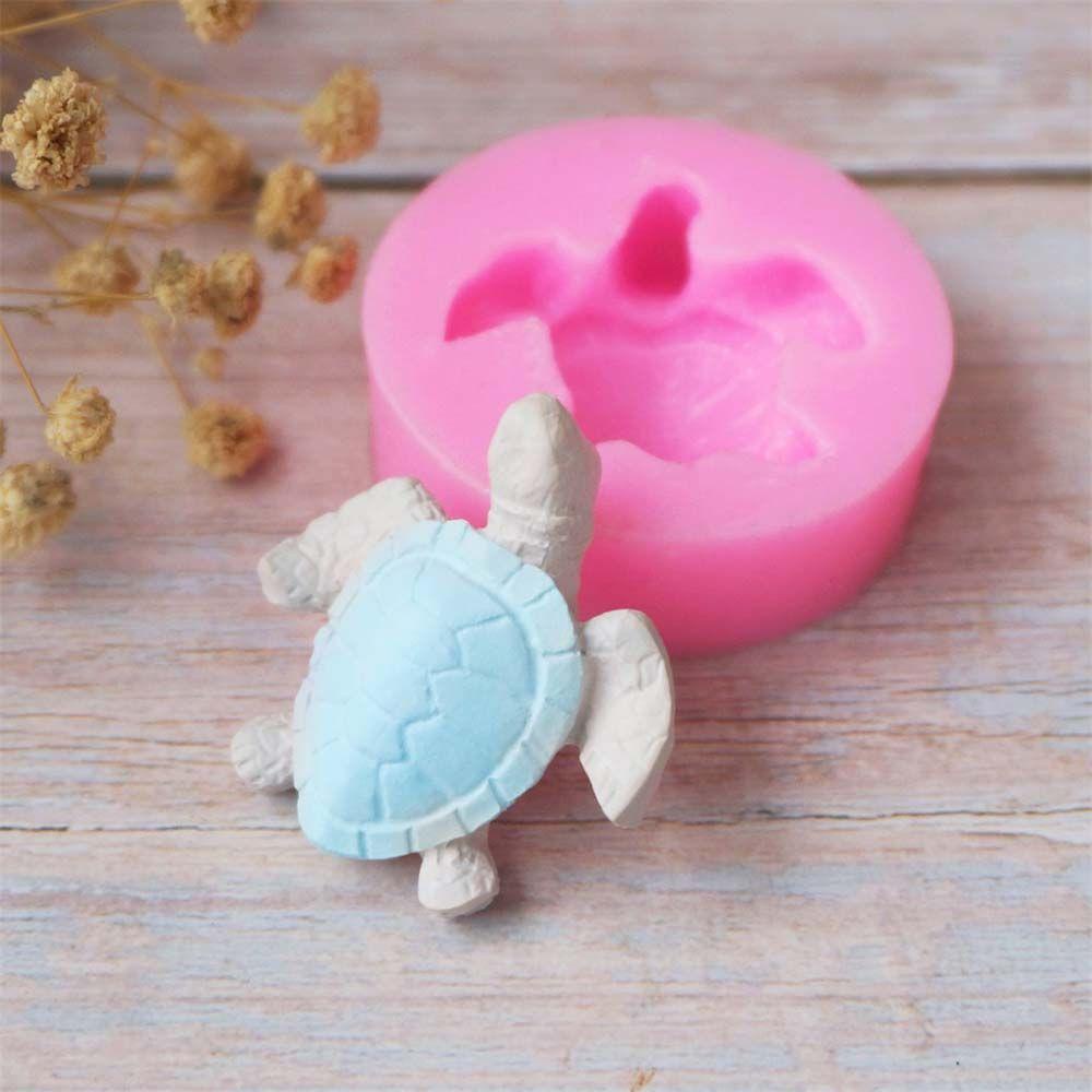 Khuôn Silicone Tạo Hình Làm Bánh Kẹo Hình Rùa Biển DIY