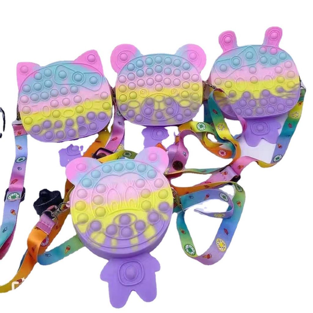 Túi Đeo Chéo Mini POP IT Baby Họa Tiết Hoạt Hình Mèo Dễ Thương Cho Bé Mọi Lứa Tuổi #TUIDEOCHEO